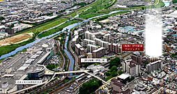 2011年6月撮影の現地周辺空撮写真に一部CG加工を施しています。実際とは多少異なります
