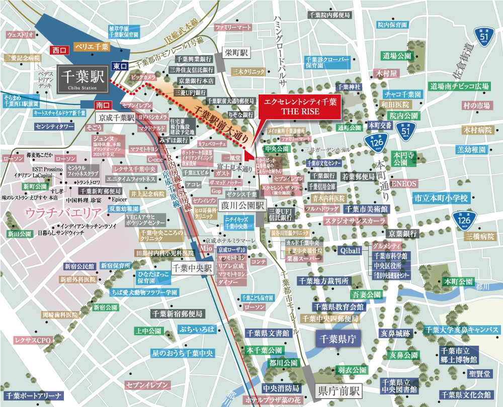 最近実測 京都市新地図