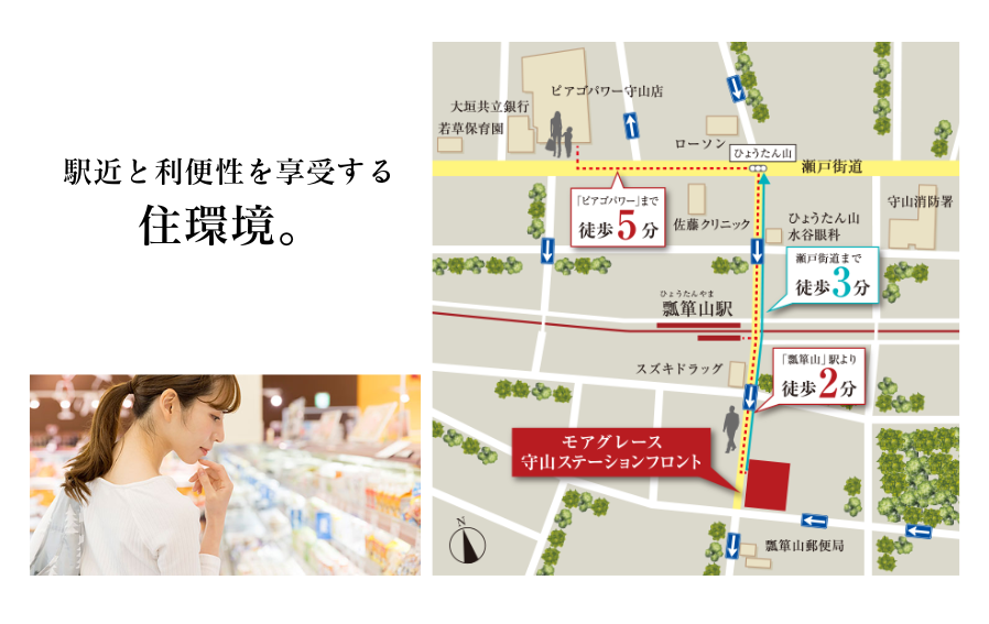 モアグレース守山ステーションフロント コンセプト