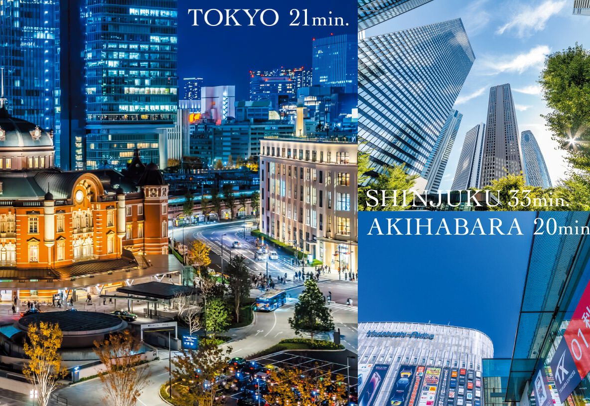 プレシス小岩ヴェルデ 「東京」21分・「新宿」33分の機動力。