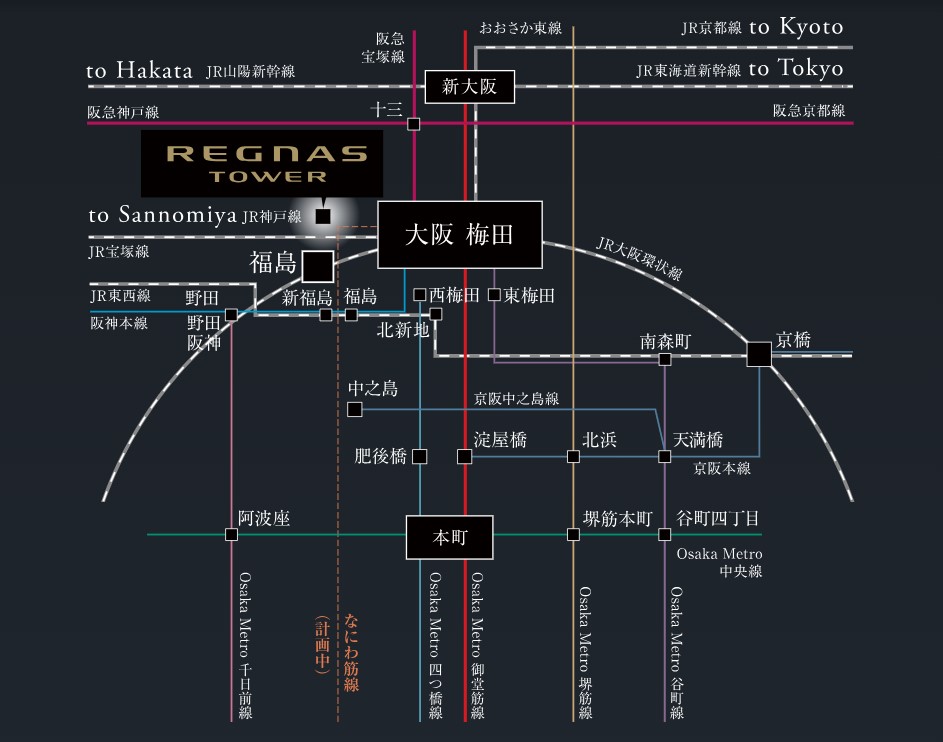 レグナスタワー新梅田 コンセプト