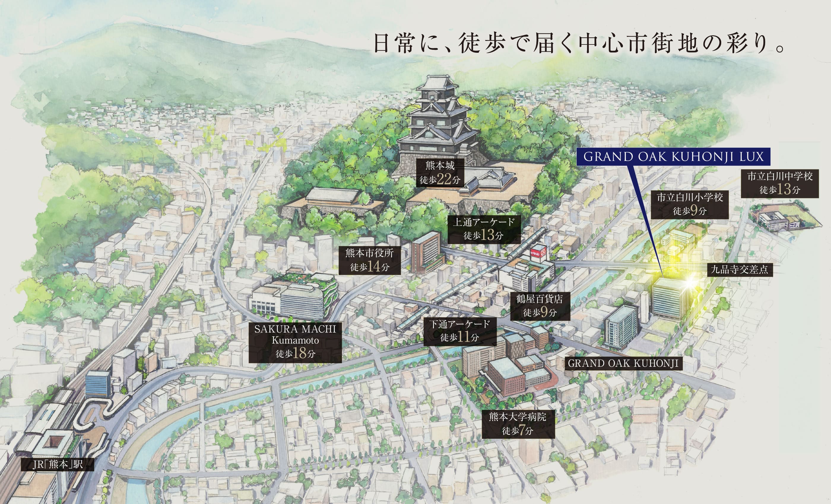 グランドオーク九品寺ルクス コンセプト