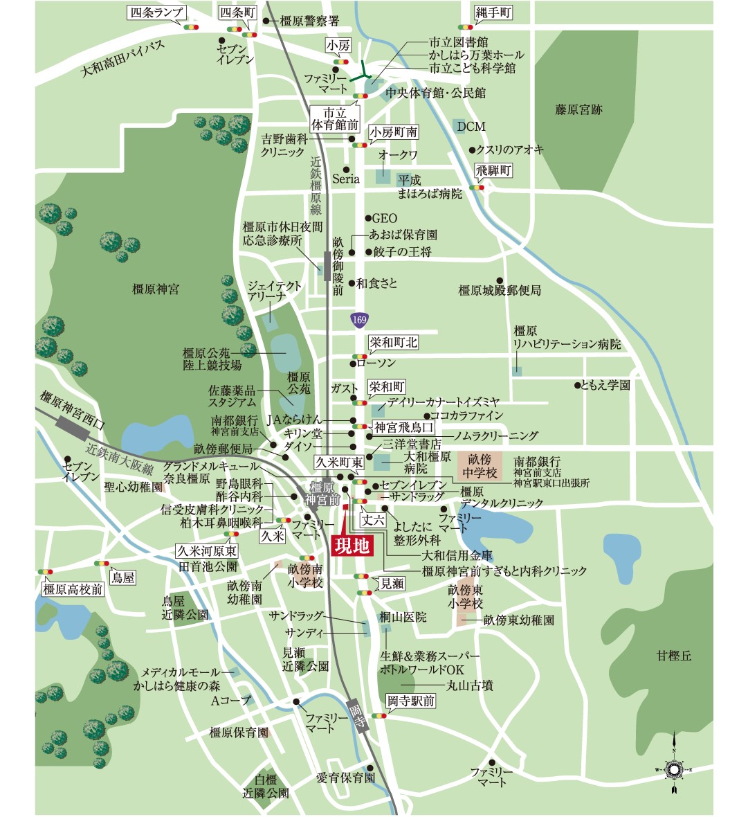 ピアッツァレジデンス橿原神宮駅前 駅近で利便施設が豊富に揃った暮らし