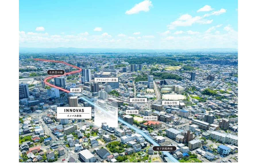 イノバス赤池 名古屋市、豊田市、二大都市へダイレクトアクセス