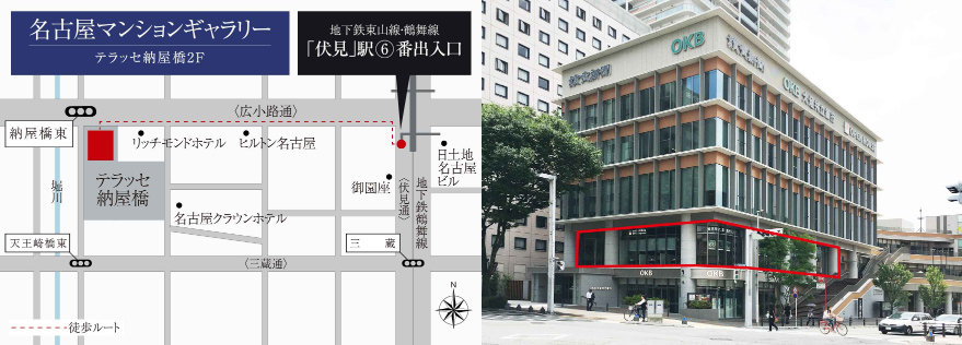 イノバス名駅クロス：モデルルーム地図