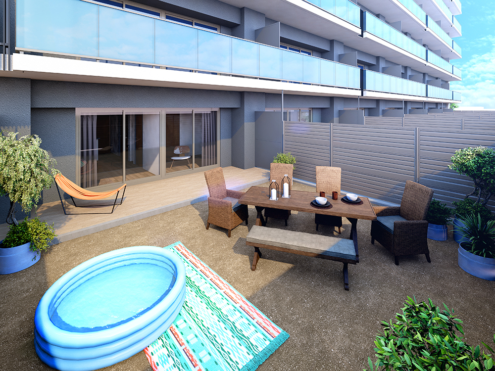 シャリエ大津膳所 PICKUP｜戸建て感覚の愉しみが広がる「専用庭」付き住戸