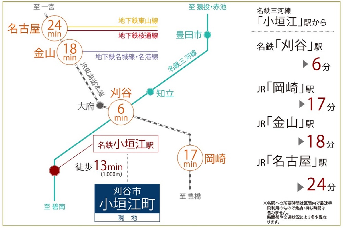 ホームズ Avantia 刈谷市小垣江町 名鉄 小垣江 駅まで徒歩13分 刈谷市 名鉄三河線 小垣江 駅 徒歩13分の土地 分譲地