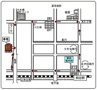 株式会社クルマ不動産の周辺地図