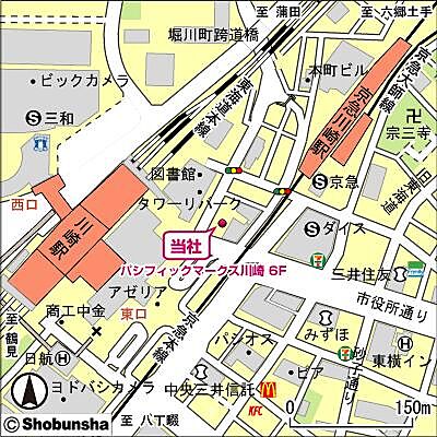 株式会社ハウスメイトショップ 川崎店の周辺地図