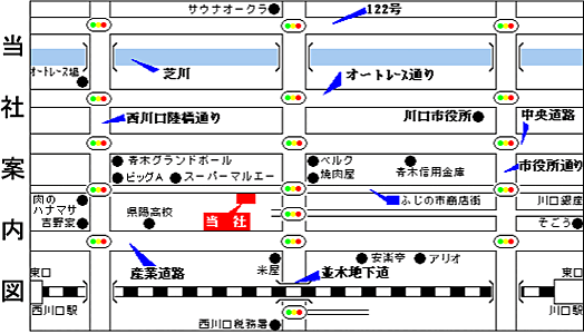佐一建設株式会社の周辺地図