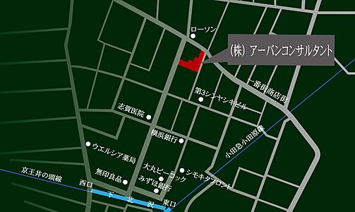株式会社アーバンコンサルタントの周辺地図