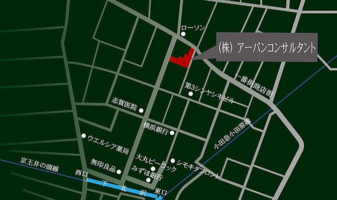 株式会社アーバンコンサルタントの周辺地図