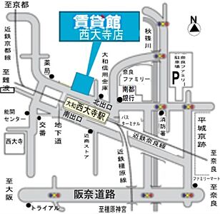 あすのすホーム 賃貸館 西大寺店の周辺地図