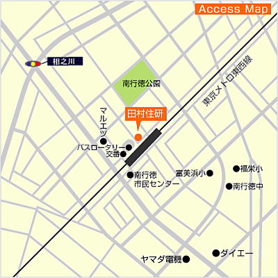 田村住研株式会社の周辺地図