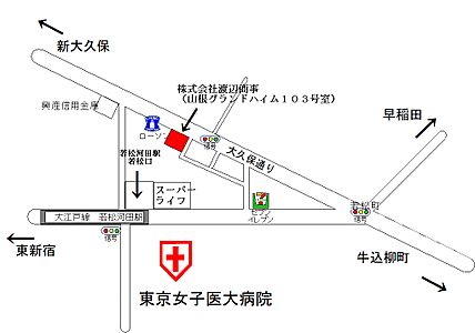 株式会社渡辺商事の周辺地図