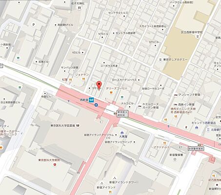 株式会社吉住ホーム 西新宿店の周辺地図