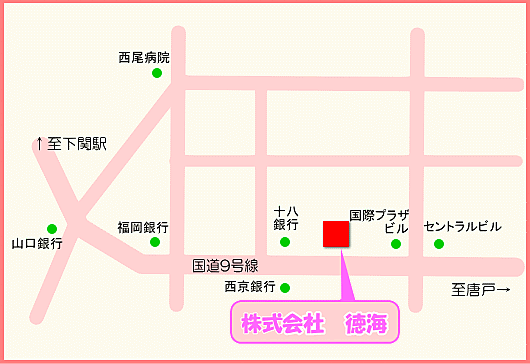 エイブルネットワーク下関店の周辺地図