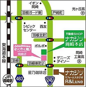 株式会社不動産SHOPナカジツの周辺地図