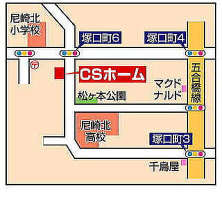 有限会社CSホームの周辺地図