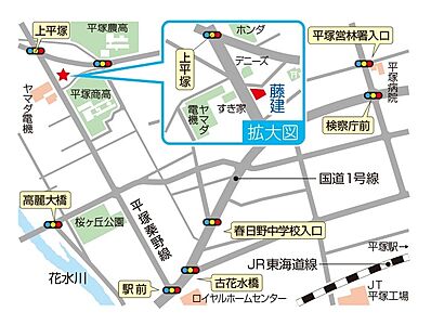 株式会社藤建の周辺地図