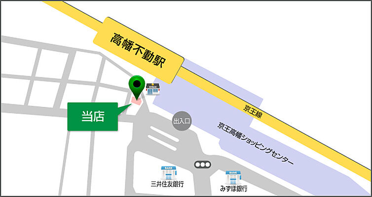株式会社タウンハウジング東京 高幡不動店の周辺地図
