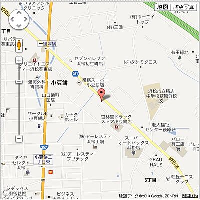 ルームズ!賃貸 浜松高台店 株式会社ライフデザインクリエイターズの周辺地図