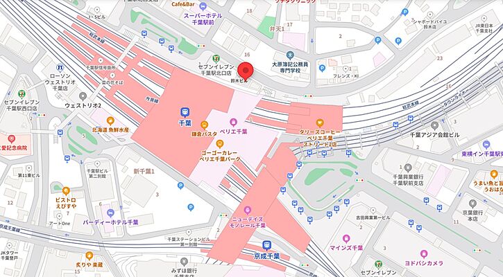 アイ・イー・セレクト株式会社　千葉駅前店の周辺地図