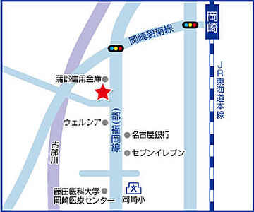 ハウスドゥ　岡崎　アルファス株式会社の周辺地図