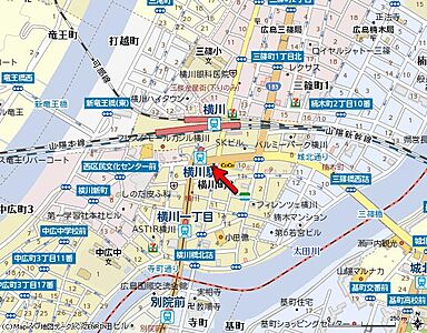 株式会社良和ハウス　横川駅前店の周辺地図