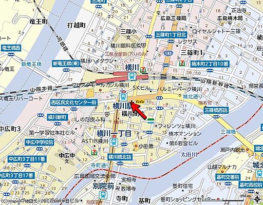株式会社良和ハウス　横川駅前店の周辺地図