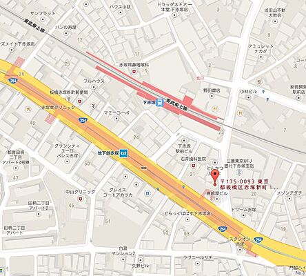 株式会社トータスホーム 板橋赤塚店の周辺地図