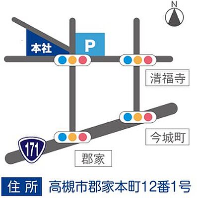 大伸住宅株式会社の周辺地図