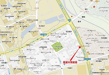 ホームズ 地図 アクセス情報 株式会社アジア住販 筑波大学前店 不動産会社 不動産屋 の検索