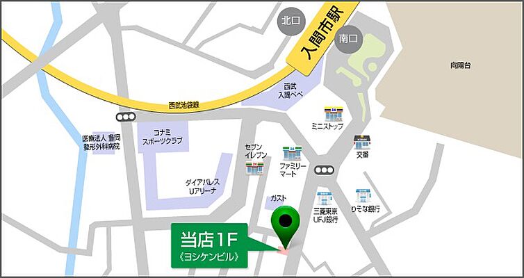 ホームズ 地図 アクセス情報 株式会社タウンハウジング 入間店 不動産会社 不動産屋 の検索