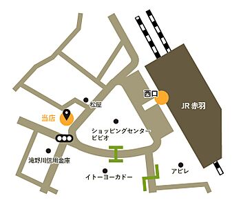 株式会社リビングギャラリー 赤羽店の周辺地図