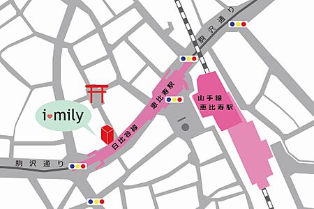 株式会社アイミリーの周辺地図