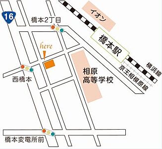落合不動産株式会社の周辺地図