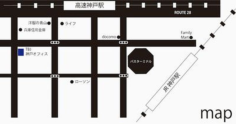 株式会社TBJインテリアデザイン建築事務所の周辺地図