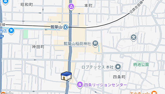 株式会社セイトエステート　瓢箪山店の周辺地図