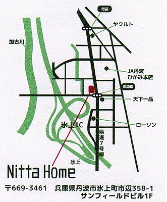 Nitta　Home株式会社の周辺地図