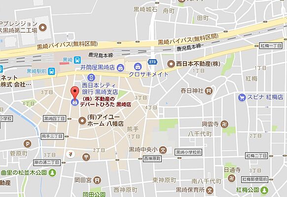 いい部屋ネット　黒崎店　株式会社不動産のデパートひろたの周辺地図
