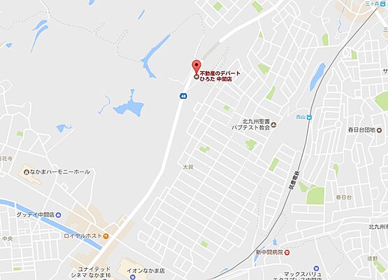 株式会社不動産のデパートひろた 中間店の周辺地図