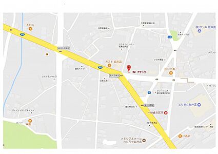 有限会社アテックの周辺地図