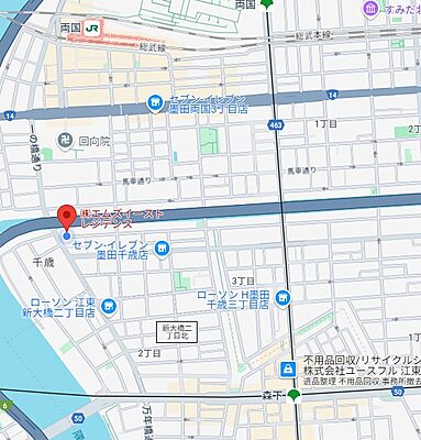 株式会社エムズイーストレジデンスの周辺地図