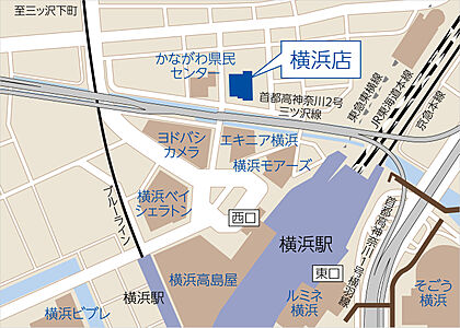 明和地所の仲介　横浜店　明和地所株式会社の周辺地図