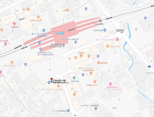 株式会社Best　com　ホームメイトFC泉佐野駅前店の周辺地図