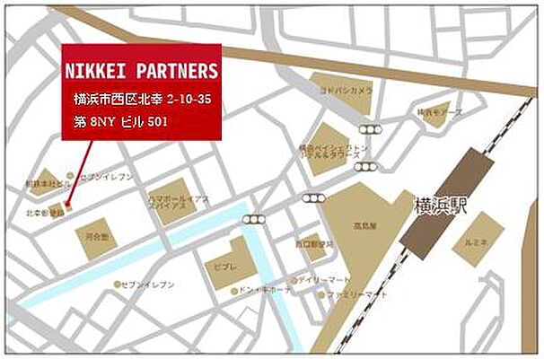 株式会社NIKKEI PARTNERSの周辺地図