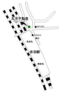 株式会社太洋不動産の周辺地図