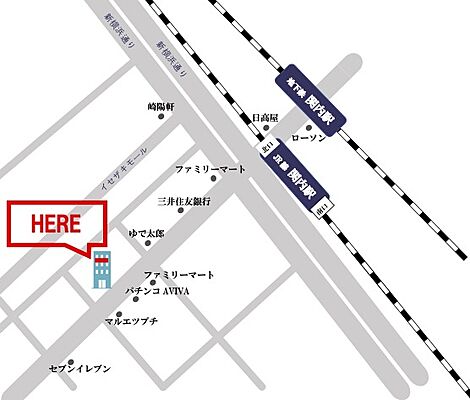 株式会社住まいエージェントの周辺地図