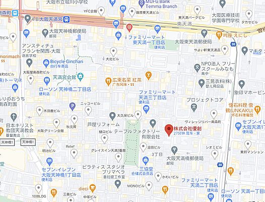 株式会社優創の周辺地図